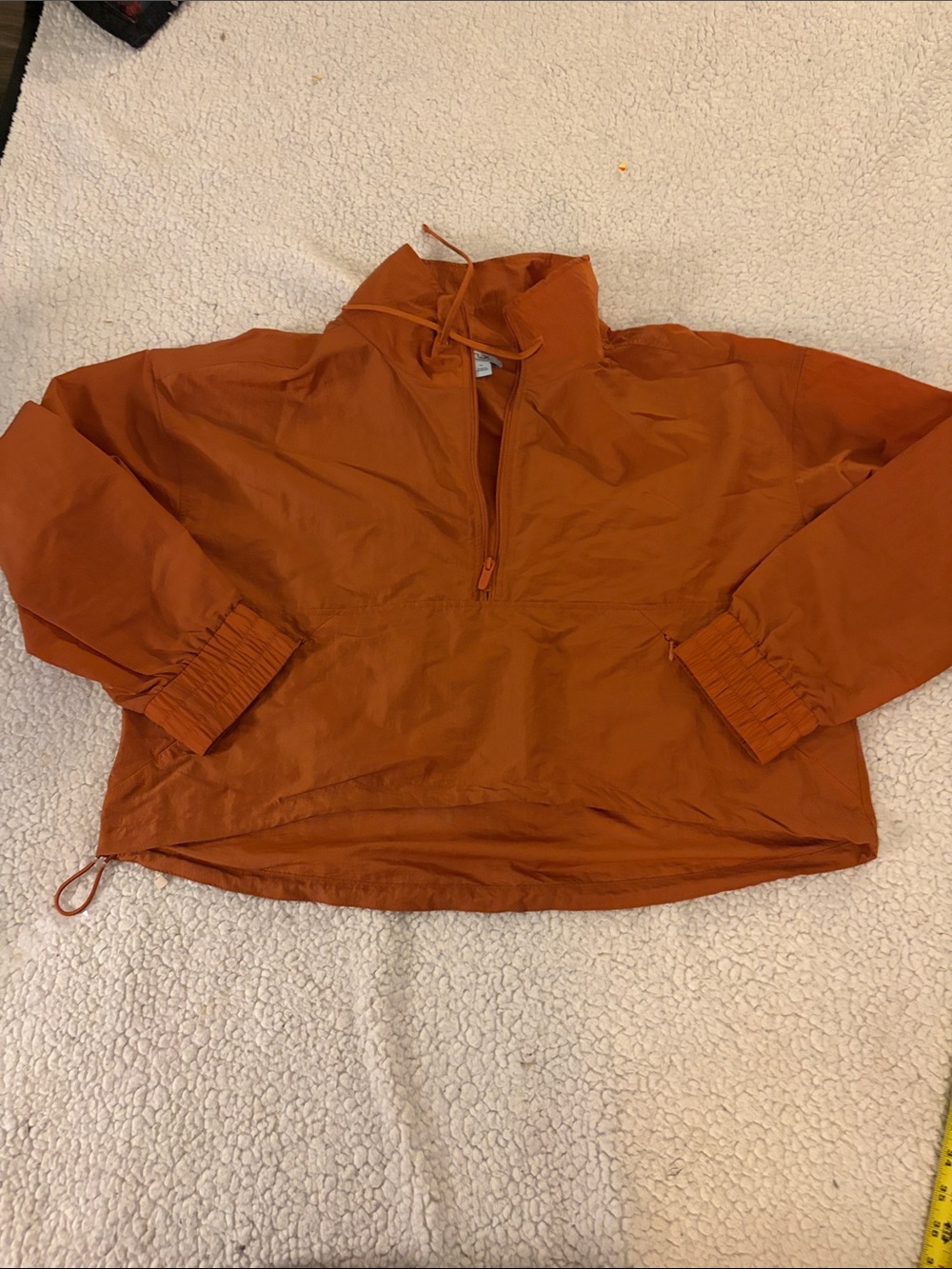 Women's Rust Half-Zip Pullover Jacket